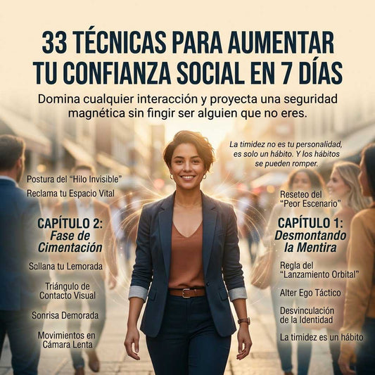 33 TÉCNICAS PARA AUMENTAR TU CONFIANZA SOCIAL EN 7 DÍAS